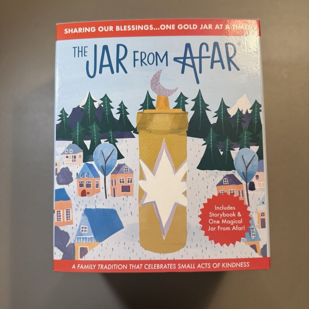 BRAND NEW The Jar from Afar Children's Book and Interactive Jar w/ Stickers!